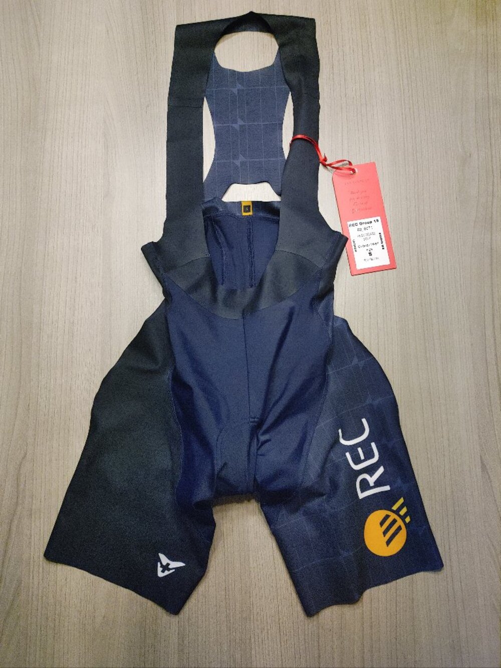 Men's Cuore Gold Cycling Bib Short Size S